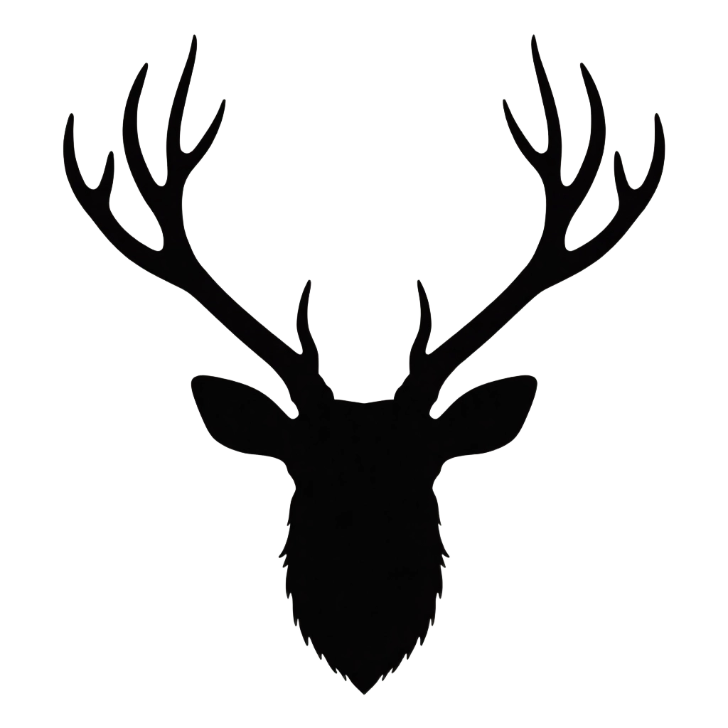 Majestic Deer Silhouette